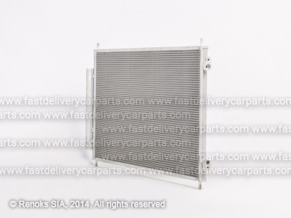 HN CRV 06->09 condenser 710X375X17 with integrated receiver dryer 2.0/2.4 KOYO