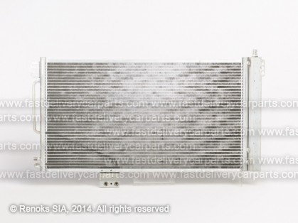 MB C W203 00->07 condenser 670X370X16 with integrated receiver dryer 1.8/2.0/2.6/3.2/3.5/5.0/5.4/2.1D