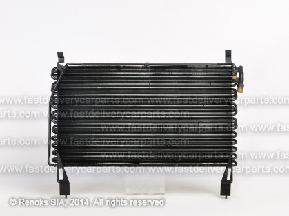 MB S W126 80->91 condenser 620X420X21 without dryer 3.8/5.0