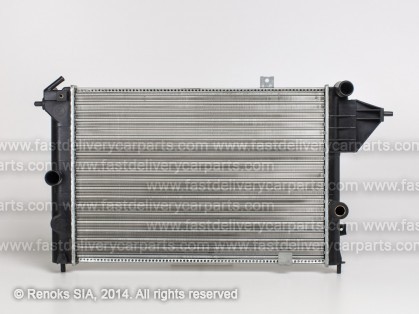 OP Vectra 88->95 radiator 1.8/2.0/2.0-16V/1.7D MAN -AC 535X361X26 RA63054 SRLine