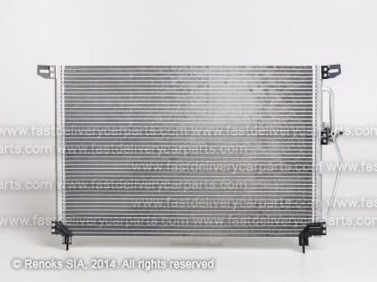 OP Omega 94->99 condenser 695X450X16 without dryer 2.0/2.2/2.5/2.6/3.2/2.2D/2.5D