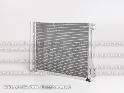 OP Corsa 06->11 condenser 590X335X16 with integrated receiver dryer 1.0/1.2/1.4 SRLine