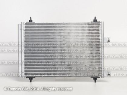 PG 307 01->05 condenser 550X360X16 with integrated receiver dryer 2.0/2.0D SRLine