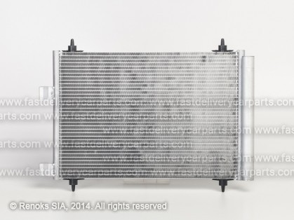 PG 307 01->05 condenser 550X360X16 with integrated receiver dryer 2.0/2.0D SRLine