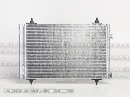 PG 307 01->05 condenser 570X360X16 with integrated receiver dryer 2.0/1.6D/2.0D SRLine