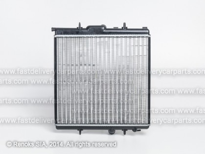 PG 206 98->09 radiator 1.1/1.4/1.6/2.0HDi MAN +/-AC 405X380X16 RA63708A