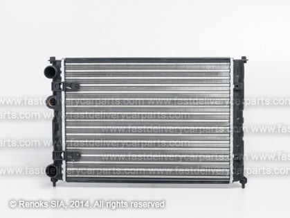 VW Polo Classic 97-> radiators 1.9D 430X322 953808-1 ar stiprinājumiem RA639981/63998A