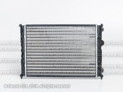 VW Polo Classic 97-> radiators 1.9D 430X322 953808-1 ar stiprinājumiem RA639981/63998A