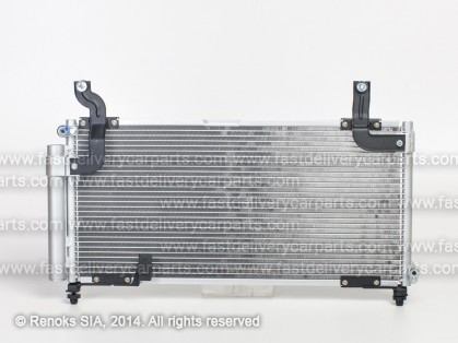 SZ Liana 01->07 condenser 683X323X16 with integrated receiver dryer 1.3/1.6/1.8/1.4D