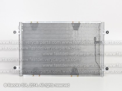 SZ Grand Vitara 97->05 condenser 615X400X18 with integrated receiver dryer 2.7/2.0D