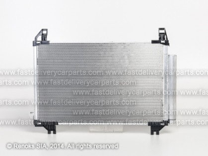 TT Yaris 06->09 condenser 545X340X16 with integrated receiver dryer 1.4D-4D KOYO