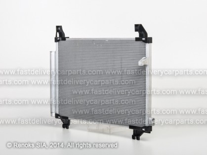 TT Yaris 06->09 condenser 545X340X16 with integrated receiver dryer 1.4D-4D KOYO