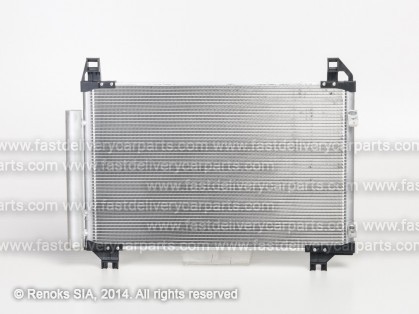 TT Yaris 06->09 condenser 545X340X16 with integrated receiver dryer 1.0/1.3