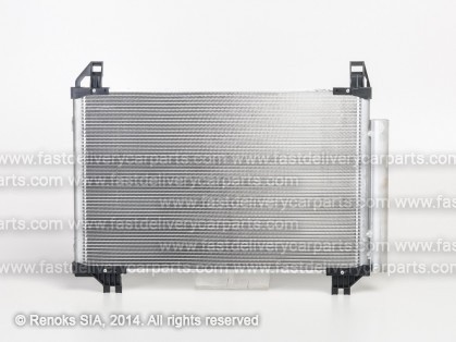 TT Yaris 06->09 condenser 545X340X16 with integrated receiver dryer 1.0/1.3