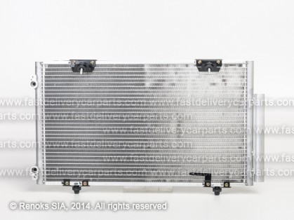 TT Avensis 97->99 condenser 610X335X16 with integrated receiver dryer 1.6/1.8/2.0/2.0D/2.0D-4D SRLine