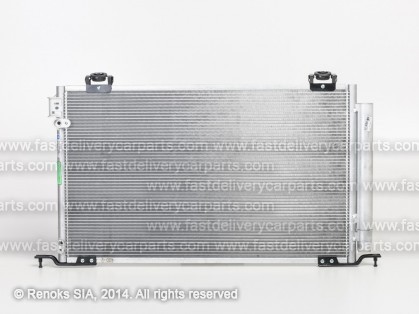 TT Avensis 03->06 condenser 646X384X16 with integrated receiver dryer 2.0/2.4 KOYO