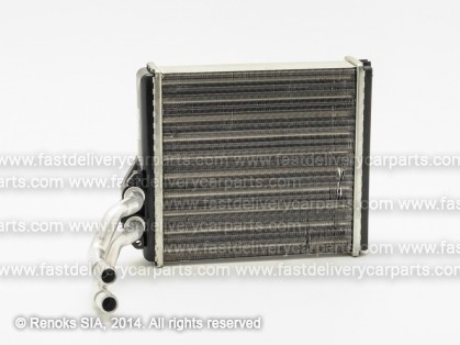 VV 440 89->96 heater core 187X194X42 ALU/PLAST mechanical assembly with pipes SRLine