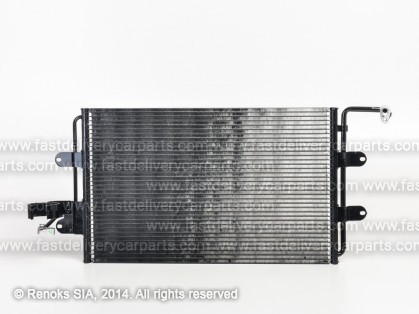 VW Beetle 98->05 condenser 590X360X16 without dryer 1.6/1.8/2.0/1.9D