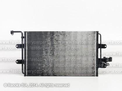 VW Beetle 98->05 condenser 590X360X16 without dryer 1.6/1.8/2.0/1.9D