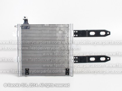 VW Polo 99->01 condenser 385X363X16 without dryer 1.0/1.4/1.6