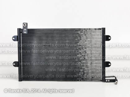 VW Golf 91->97 condenser 610X360X16 without dryer 1.6/1.8/2.0/2.8/2.9