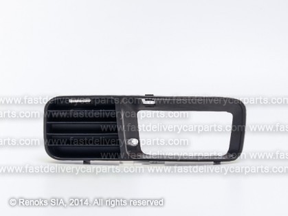 VW Polo Classic 97-> bumper grill L with fog lamp hole