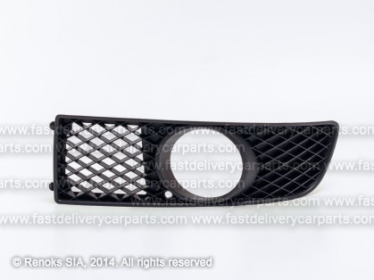 VW Polo 99->01 bumper grille L with fog lamp hole