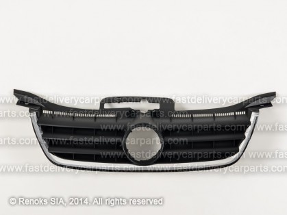 VW Touran 03->06 grille with chrome