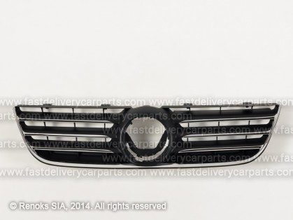 VW Polo 05->09 grille with chrome