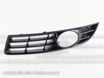 VW Passat 05->10 bumper grille L with fog lamp hole