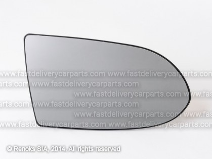 OP Zafira 99->05 mirror glass with holder R heated convex 02->05