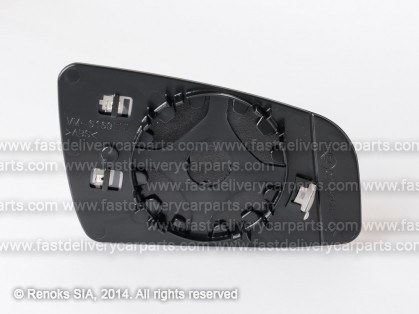 OP Zafira 05->08 mirror glass with holder L heated aspherical