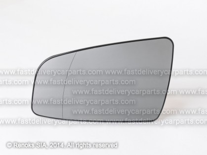 OP Zafira 05->08 mirror glass with holder L heated aspherical