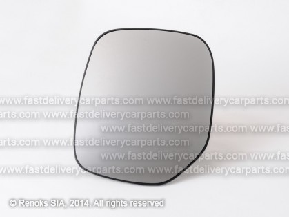 CT Berlingo 96->02 mirror glass with holder L heated same PG Partner 96->02