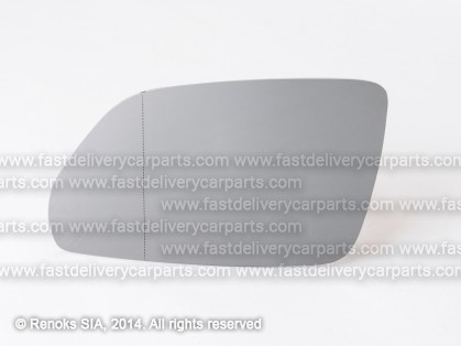 VW Polo 05->09 mirror glass with holder L heated aspherical VIEW MAX