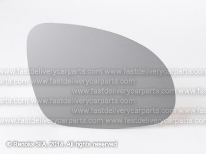 VW Golf Plus 05->09 mirror glass with holder R heated convex