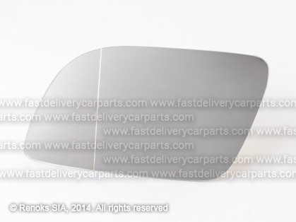 VW Polo 01->05 mirror glass L aspherical with adhesive tape TW