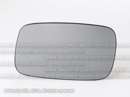 VW Passat 93->96 mirror glass with holder L heated flat VIEW MAX