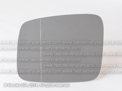 VW Transporter 90->03 mirror glass L aspherical with adhesive tape TW