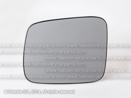 VW Transporter 90->03 mirror glass with holder L flat VIEW MAX