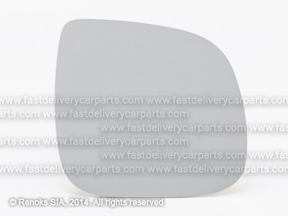 VW Transporter 09->15 mirror glass with holder R heated convex round fastening 84mm TW