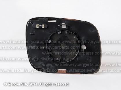 VW Touareg 02->06 mirror glass with holder L heated aspherical TW