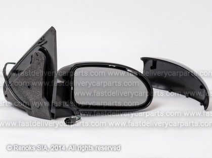 FD Focus 98->04 mirror R electrical heated primed convex 5pins