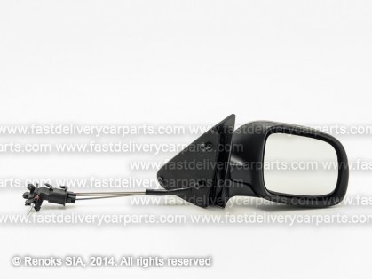 SK Octavia 97->00 mirror R small cable type convex glass