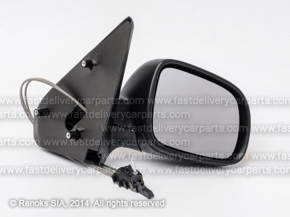 SE Ibiza 99->02 mirror R cable adjustment black convex small