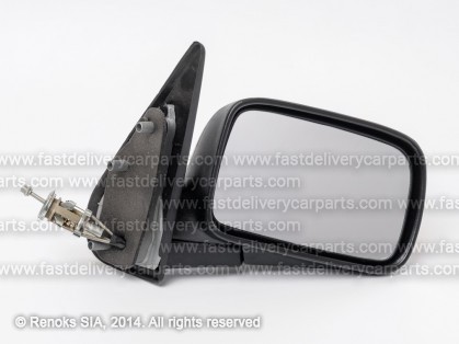 SK Felicia 94->01 mirror R cable adjustment black convex