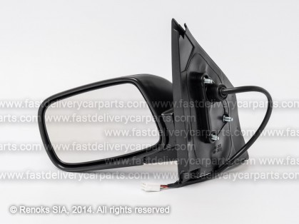 TT Yaris 99->02 mirror L electrical heated textured convex 5pins