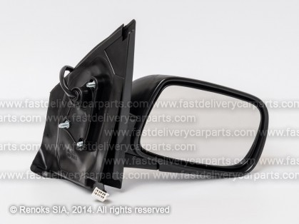 TT Yaris 99->02 mirror R electrical heated textured convex 5pins