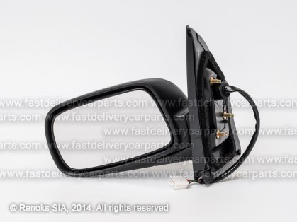 TT Yaris 02->05 mirror L electrical heated primed convex 5pins