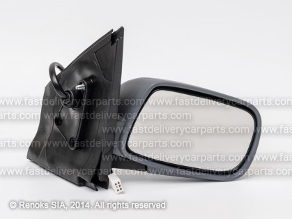 TT Yaris 02->05 mirror R electrical heated primed convex 5pins